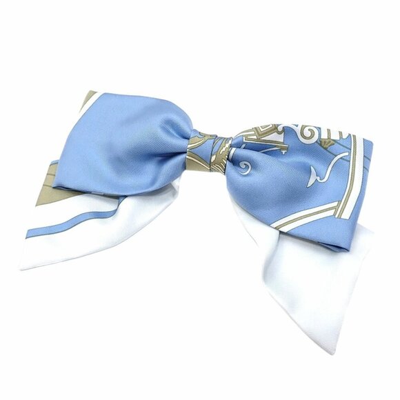 HERMES Blue Barette - Picture 1 of 7